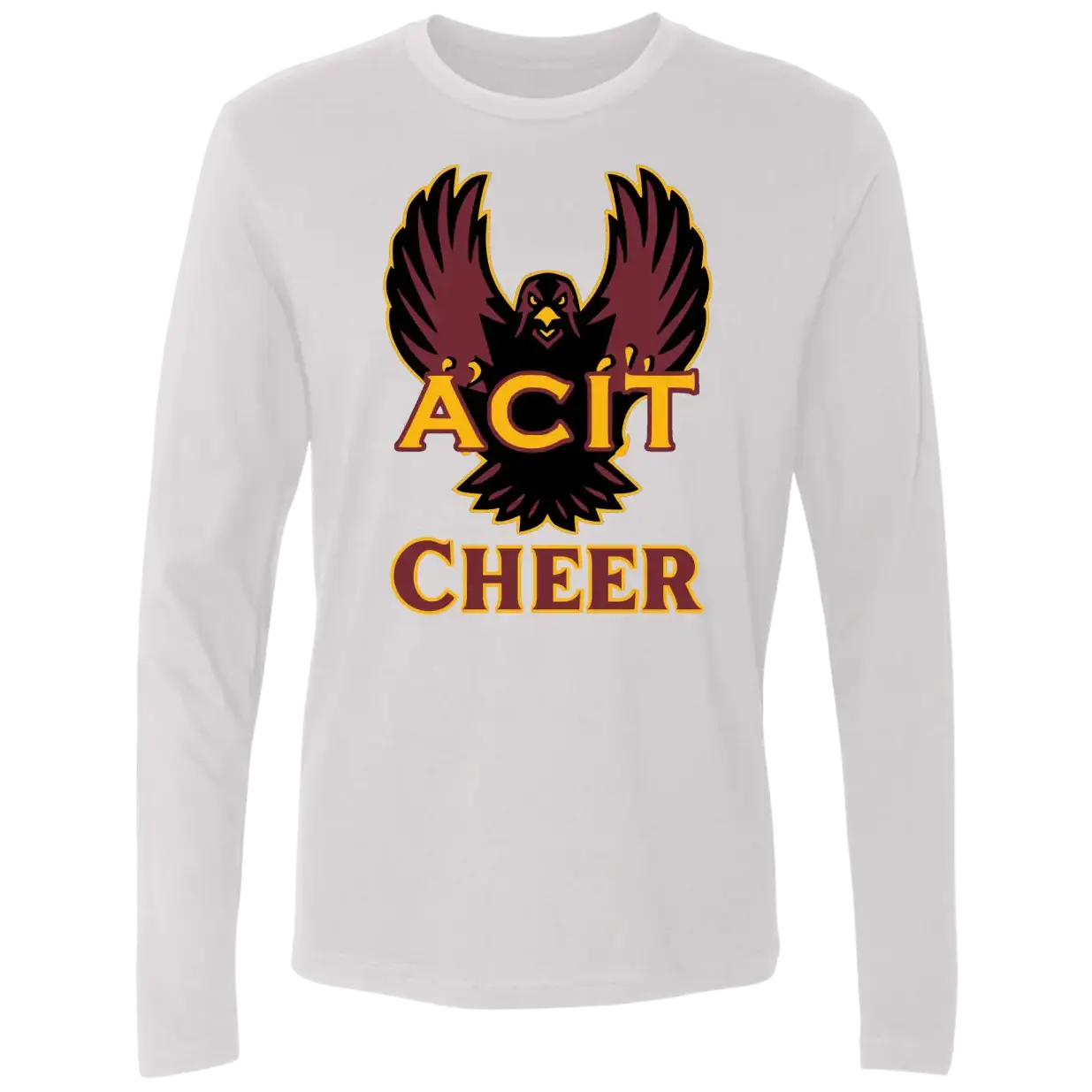 ACIT Cheer Long Sleeve Tees Men's and Women's Choices