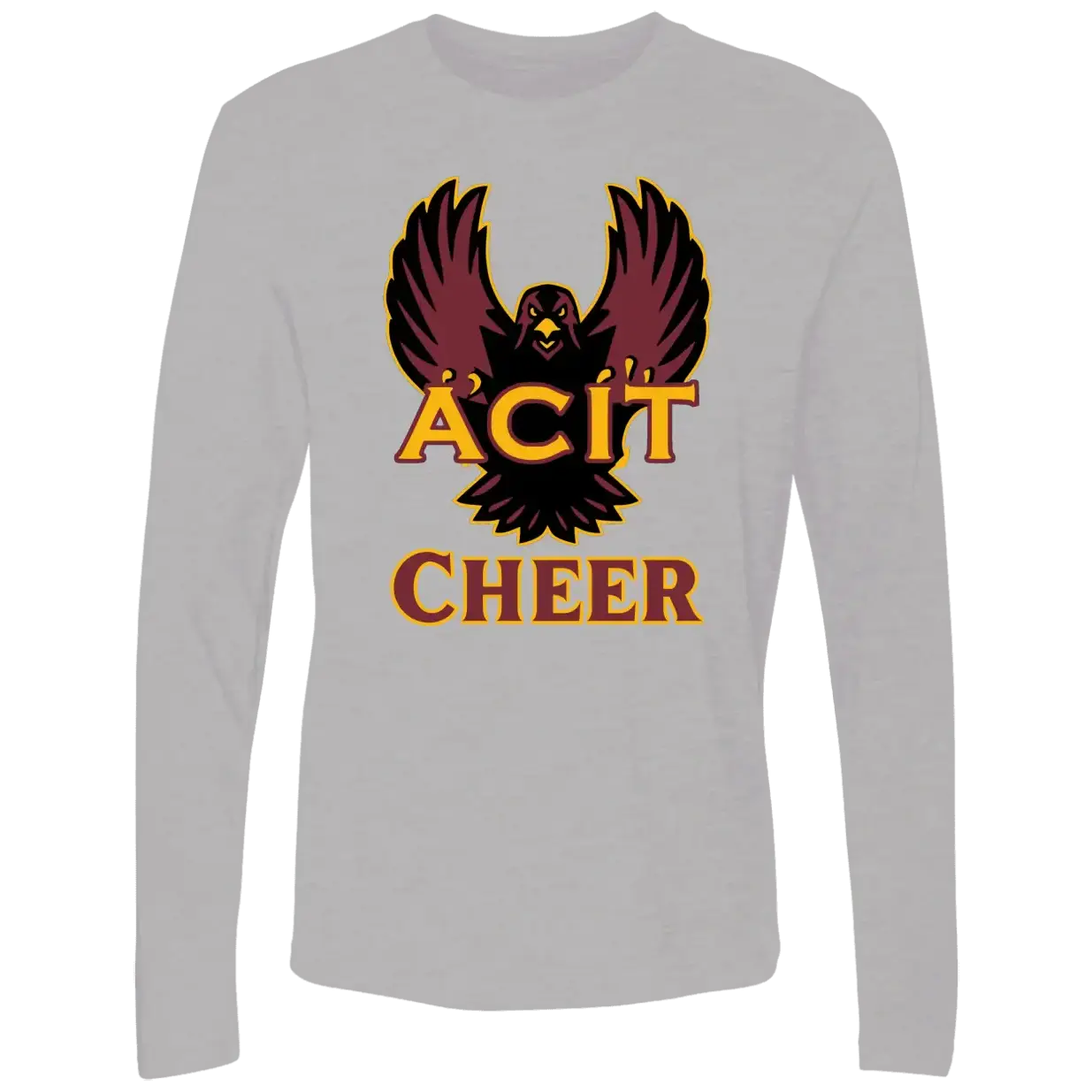 ACIT Cheer Long Sleeve Tees Men's and Women's Choices