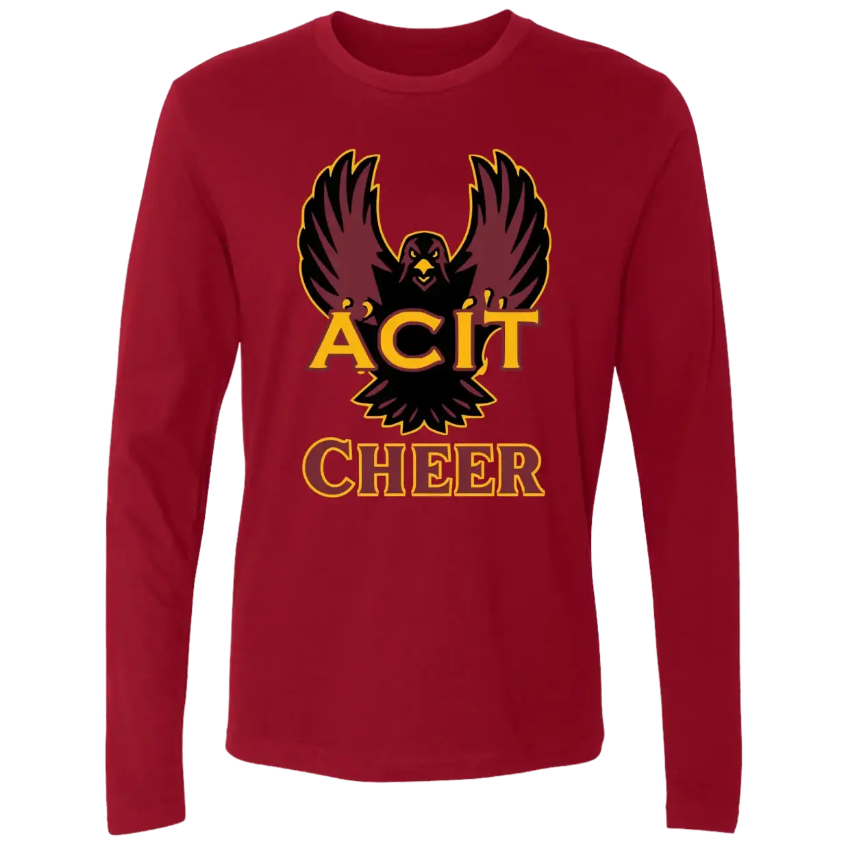 ACIT Cheer Long Sleeve Tees Men's and Women's Choices
