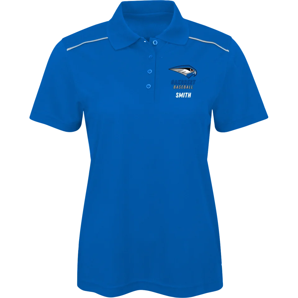 Oakcrest Baseball Ladies Polos