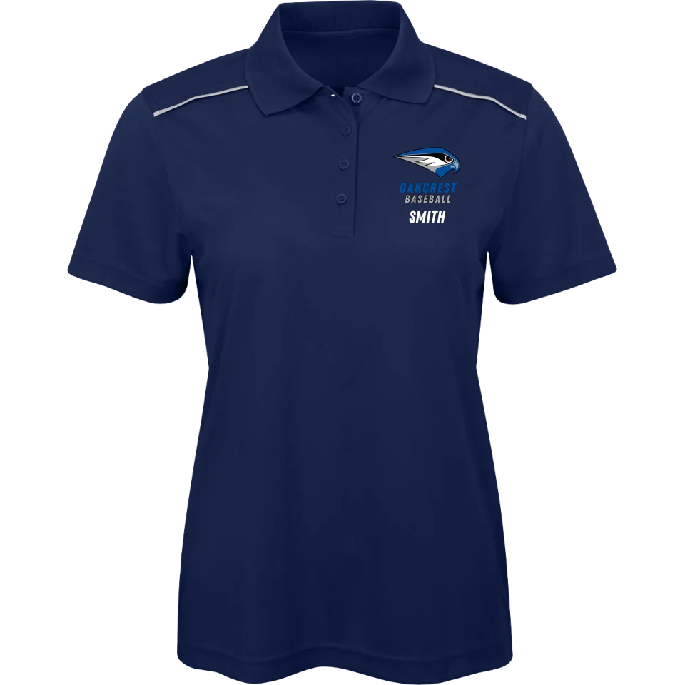 Oakcrest Baseball Ladies Polos