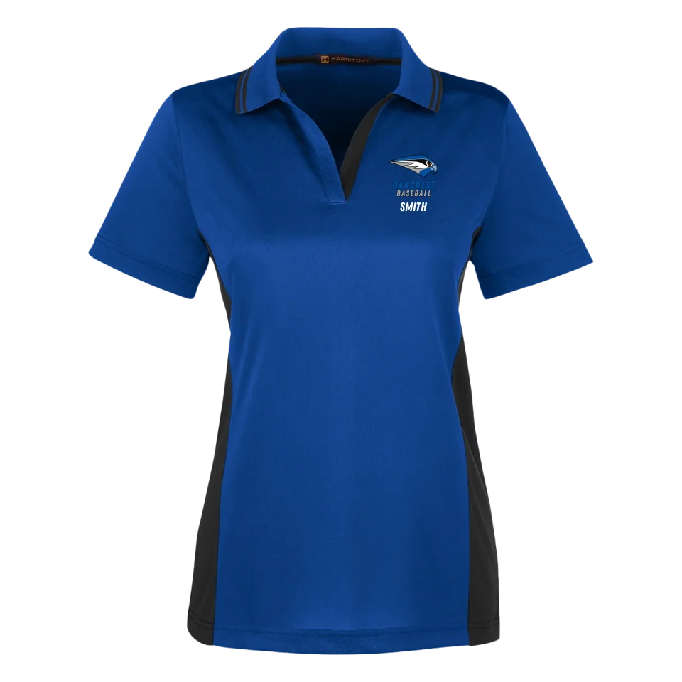 Oakcrest Baseball Ladies Polos