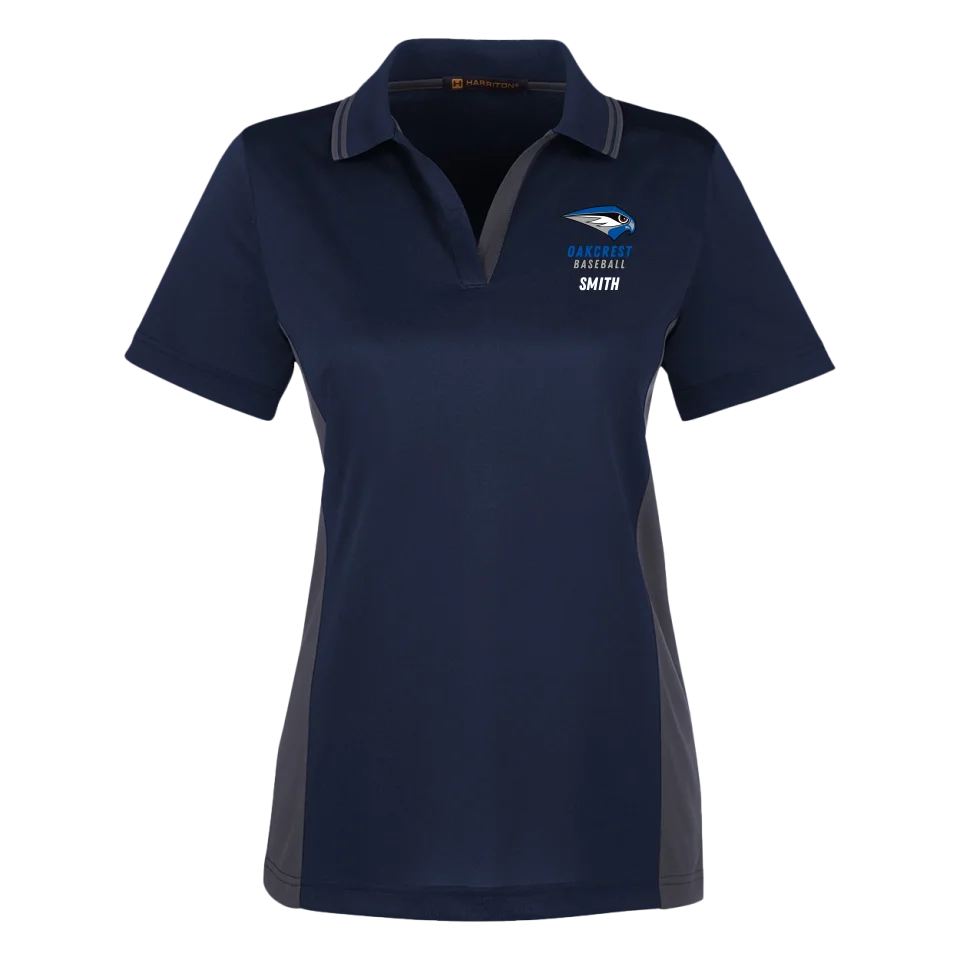 Oakcrest Baseball Ladies Polos