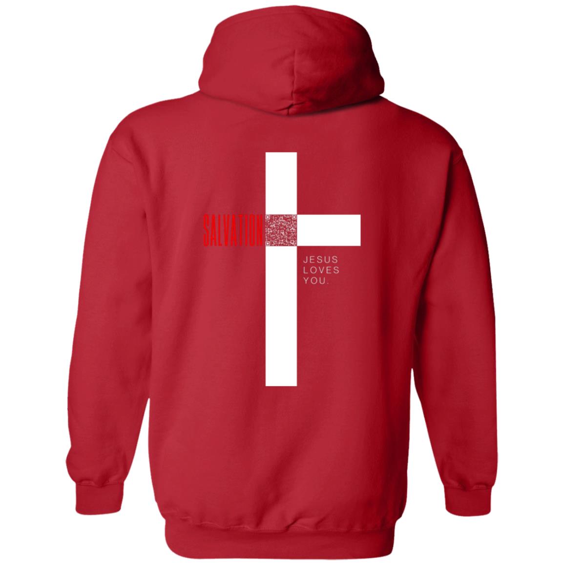 Cross of Salvation Pullover Hoodie- FaithLinks