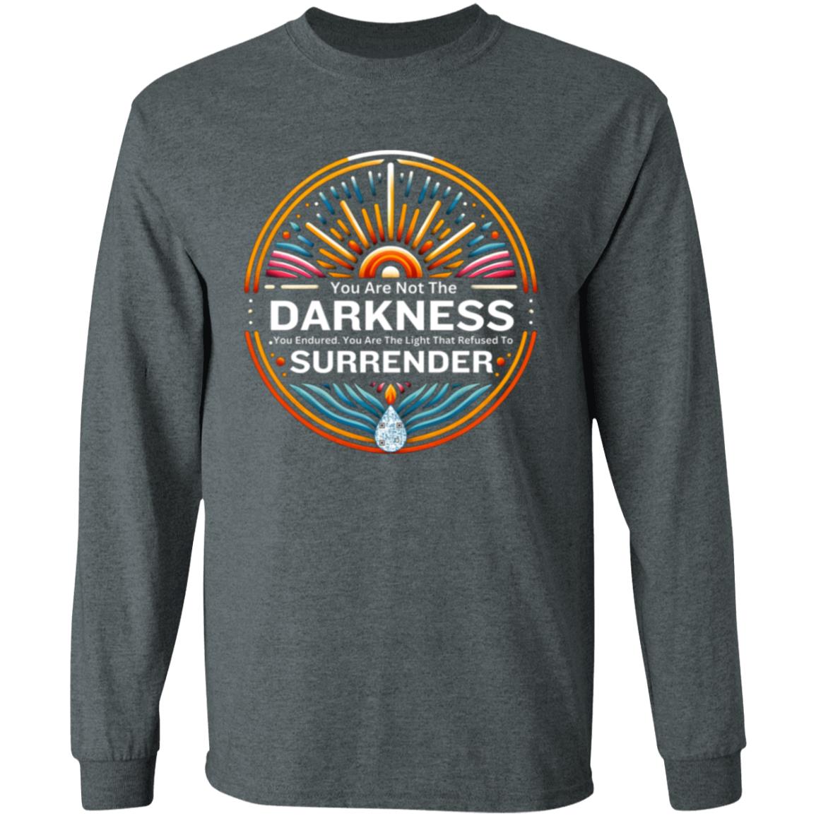 Resilient Light Long Sleeve Tee - Domestic/Sexual Violence Awareness