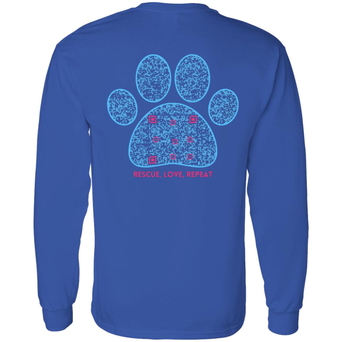 Paws for a Cause Long Sleeve Tee - Animal Rescue