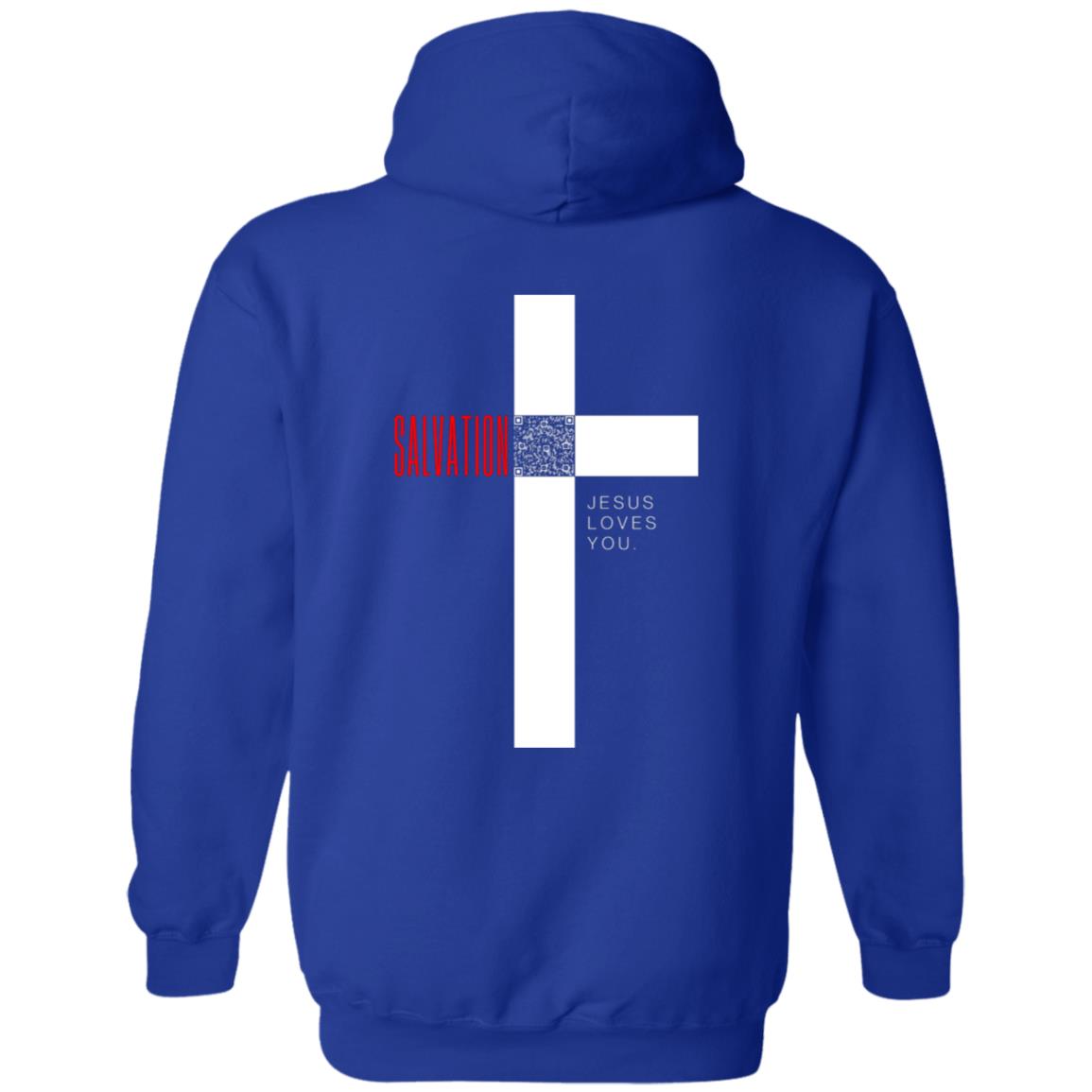 Cross of Salvation Pullover Hoodie- FaithLinks