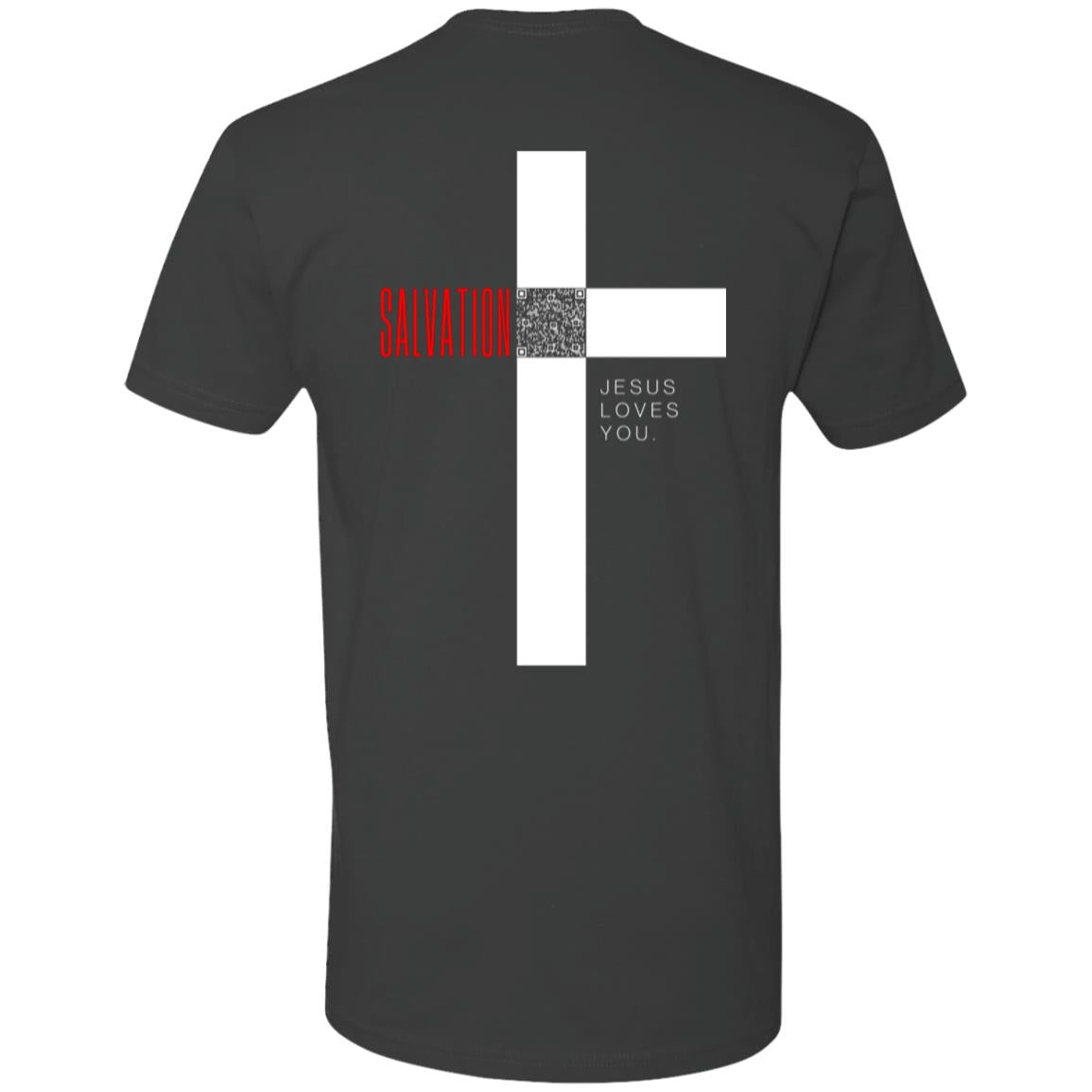 Cross of Salvation Short Sleeve Tee- HopeLinks QrClothes