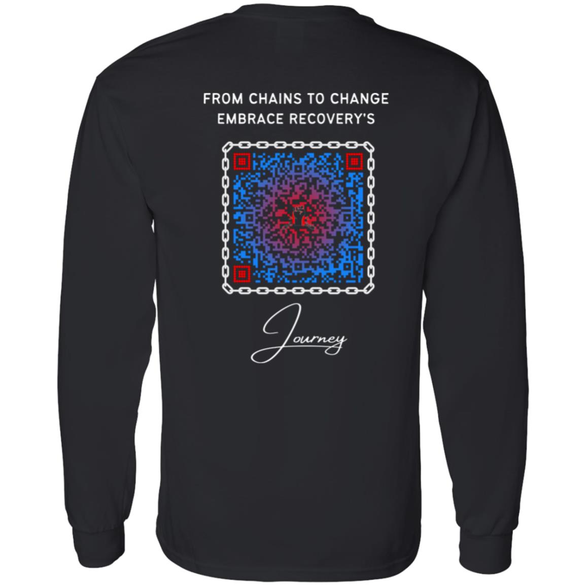 Embrace The Journey Longsleeve Tee - Addiction Awareness