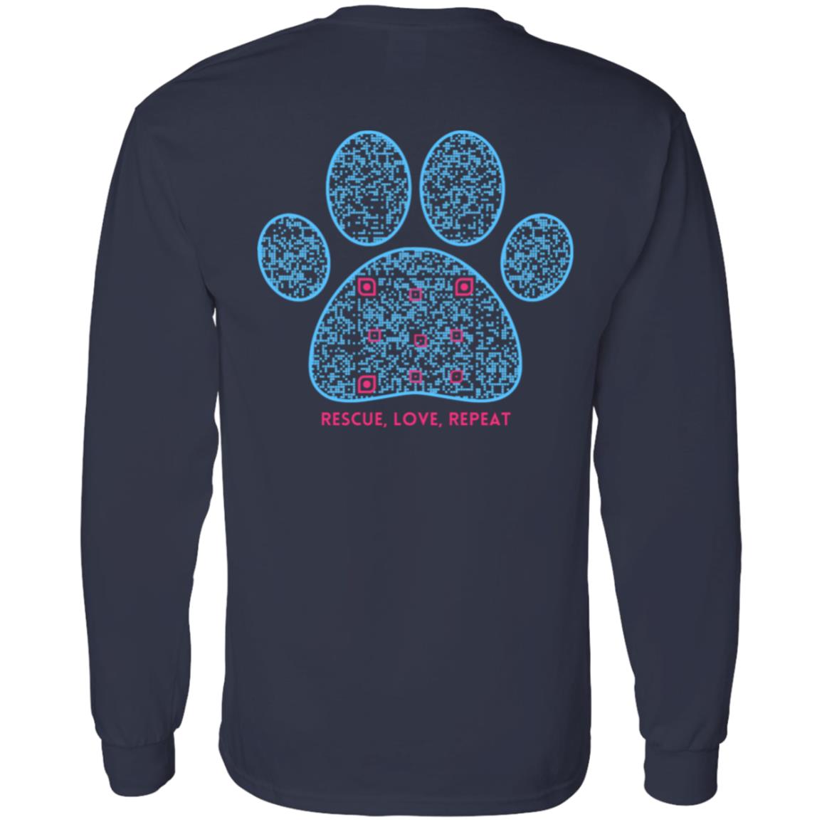 Paws for a Cause Long Sleeve Tee - Animal Rescue
