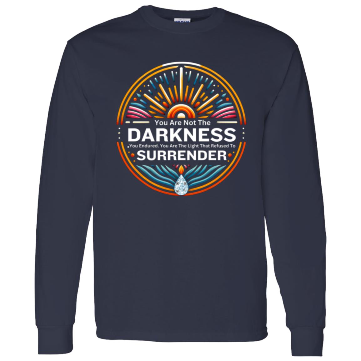 Resilient Light Long Sleeve Tee - Domestic/Sexual Violence Awareness