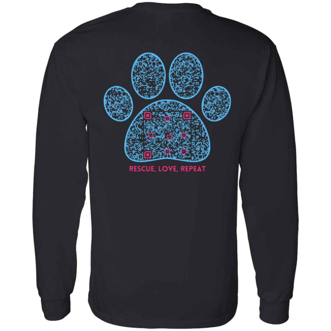 Paws for a Cause Long Sleeve Tee - Animal Rescue