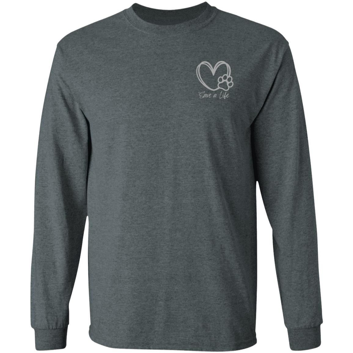 Paws for a Cause Long Sleeve Tee - Animal Rescue