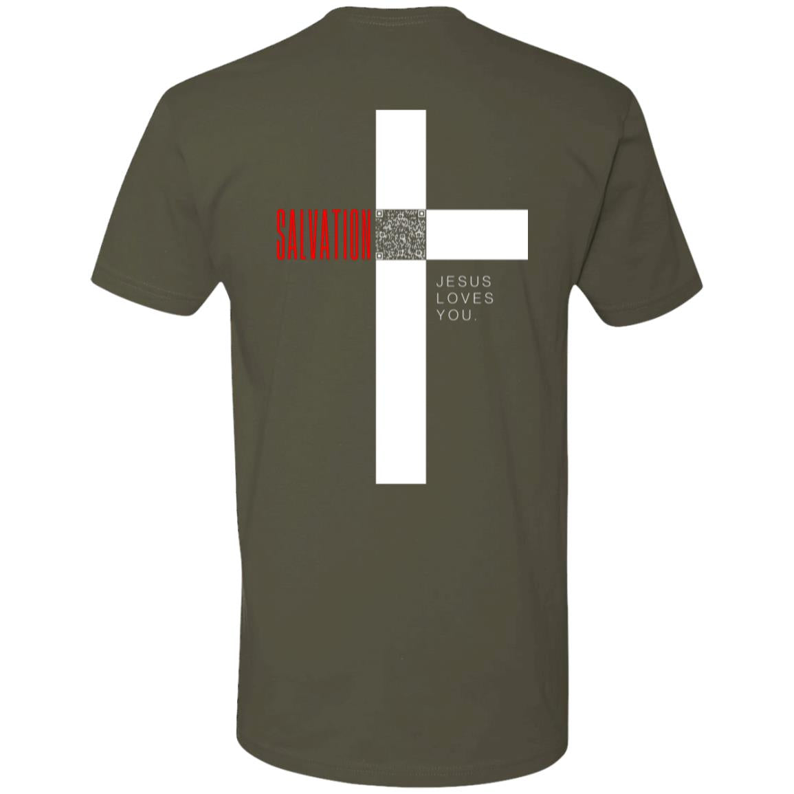 Cross of Salvation Short Sleeve Tee- FaithLinks
