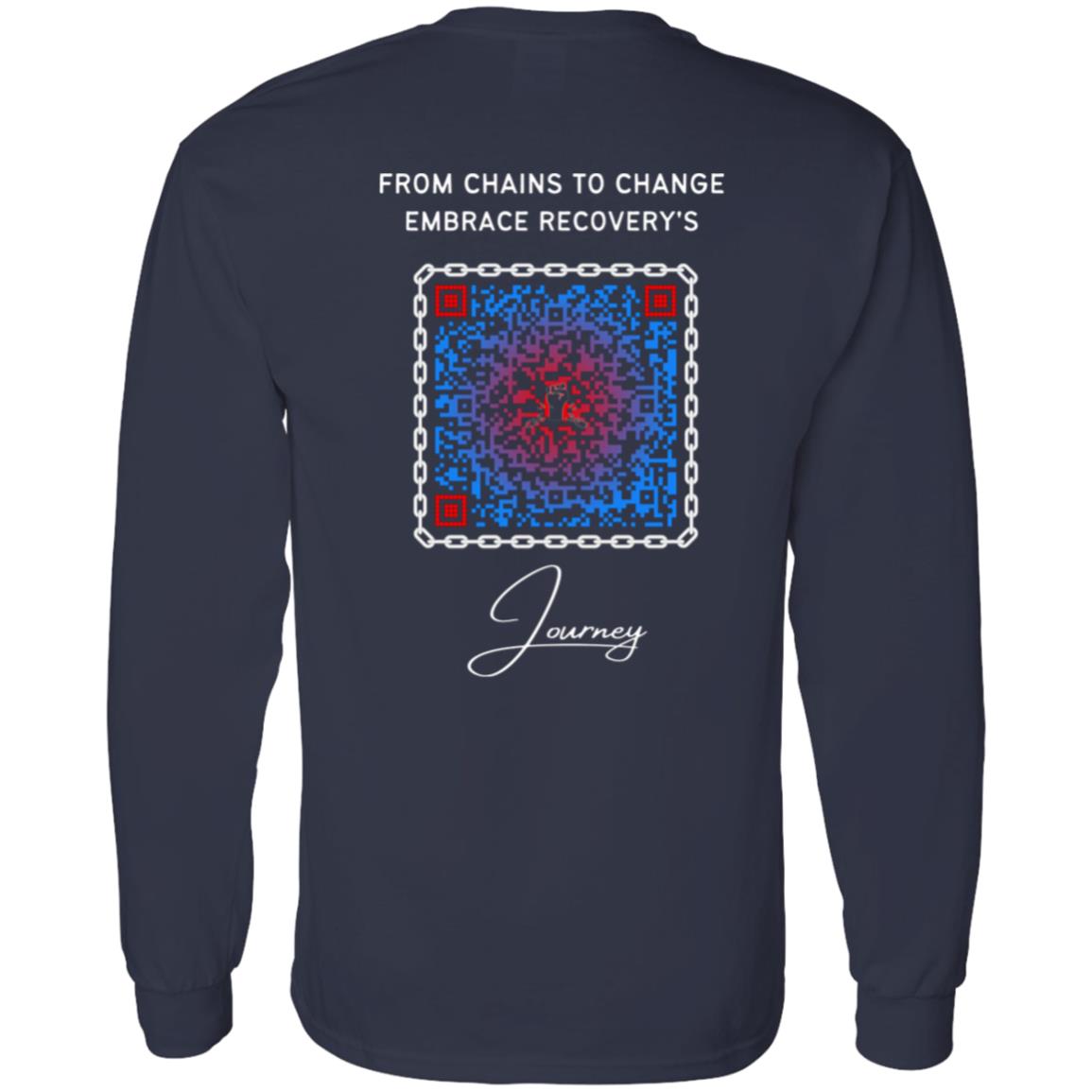 Embrace The Journey Longsleeve Tee - Addiction Awareness