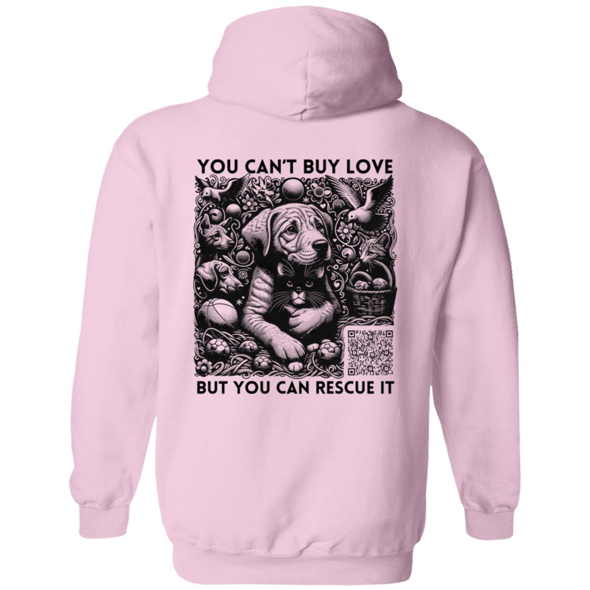 Heartfelt Rescue Pullover Hoodie - Animal Rescue