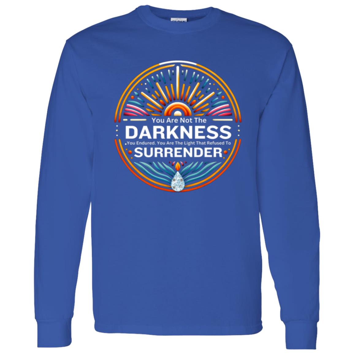 Resilient Light Long Sleeve Tee - Domestic/Sexual Violence Awareness