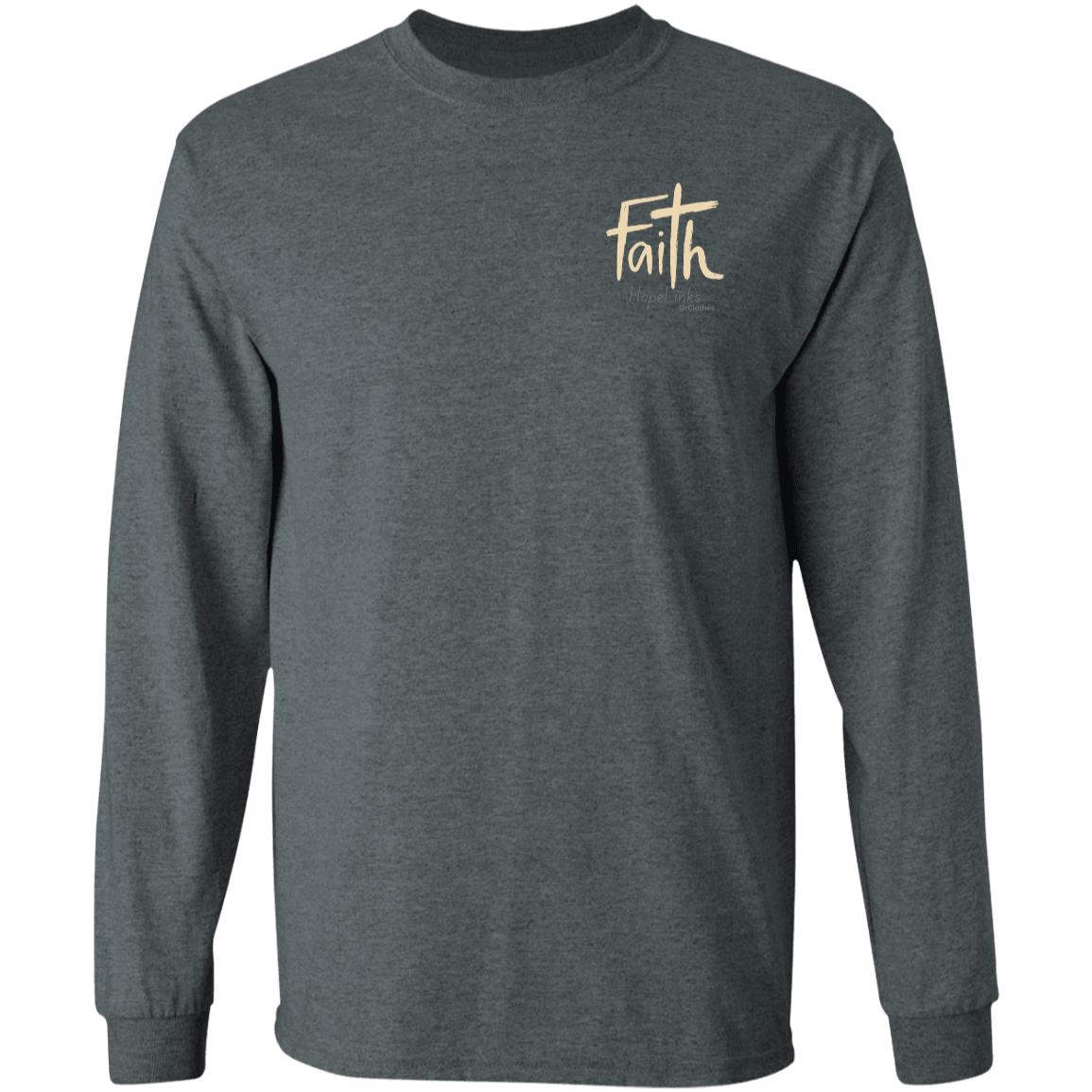 Cross of Salvation Long Sleeve Tee- FaithLinks