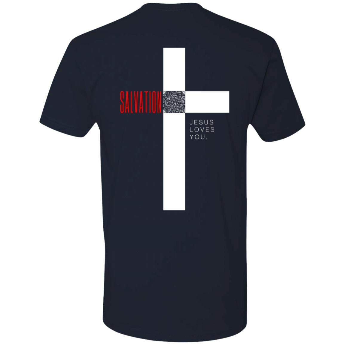 Cross of Salvation Short Sleeve Tee- HopeLinks QrClothes