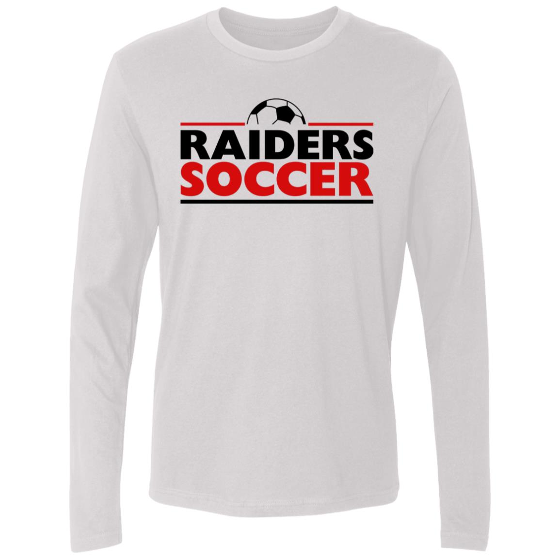 OC Raiders Soccer Long Sleeves Red & Black Logo