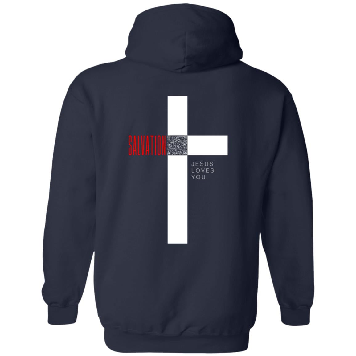 Cross of Salvation Pullover Hoodie- FaithLinks