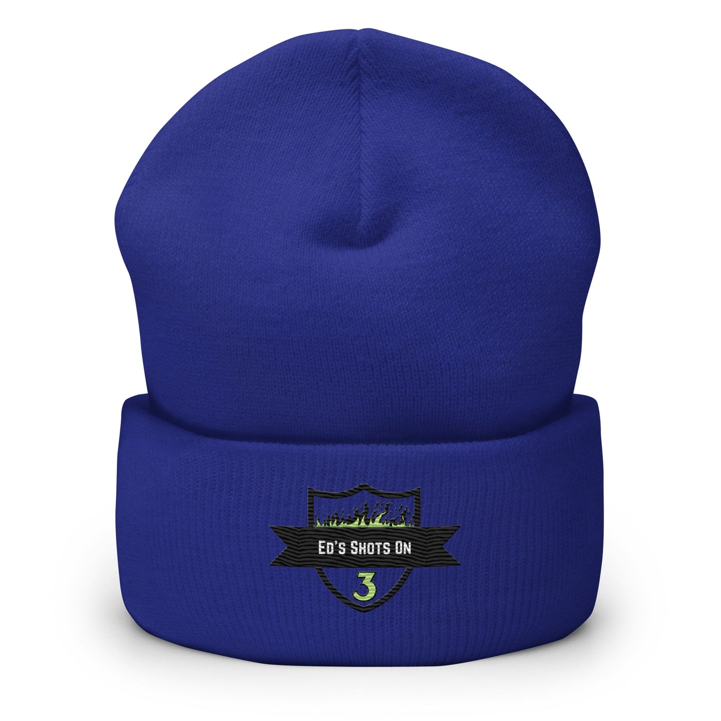 Ed's Shots on 3 Cuffed Beanie