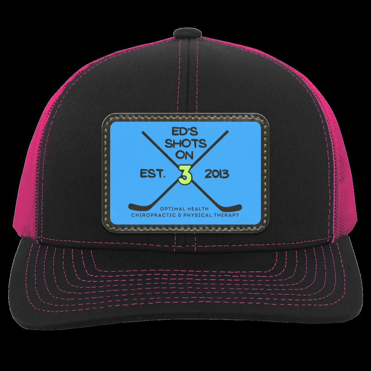 Ed's Shots on 3 Trucker Snap Back - Patch