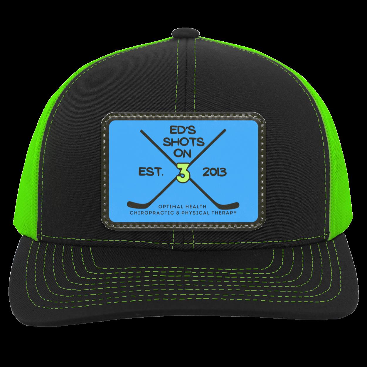 Ed's Shots on 3 Trucker Snap Back - Patch