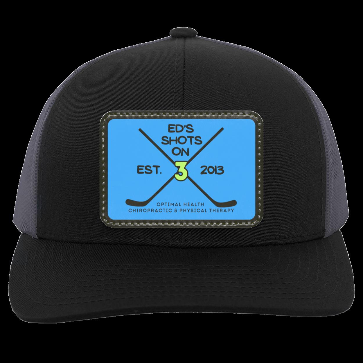 Ed's Shots on 3 Trucker Snap Back - Patch