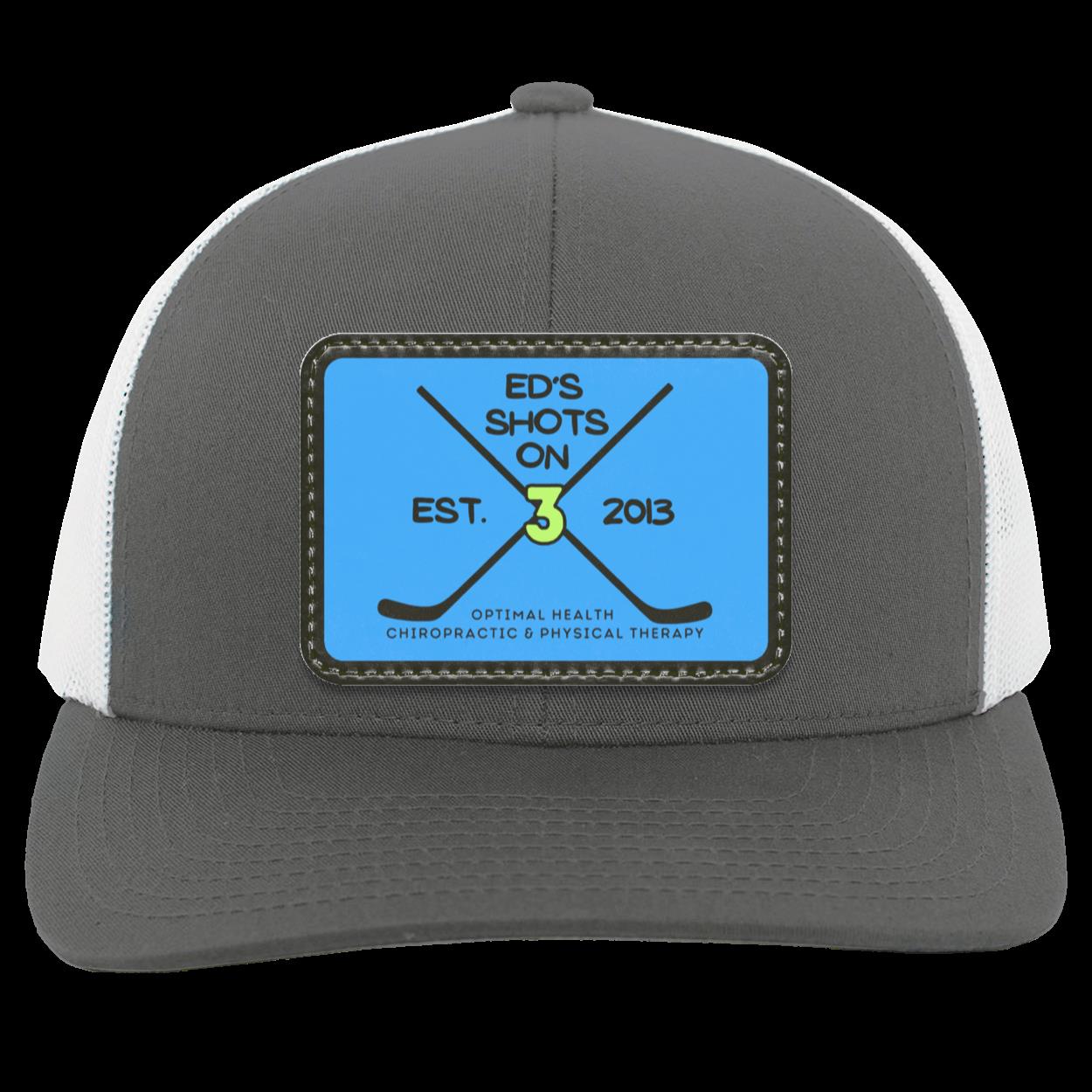 Ed's Shots on 3 Trucker Snap Back - Patch