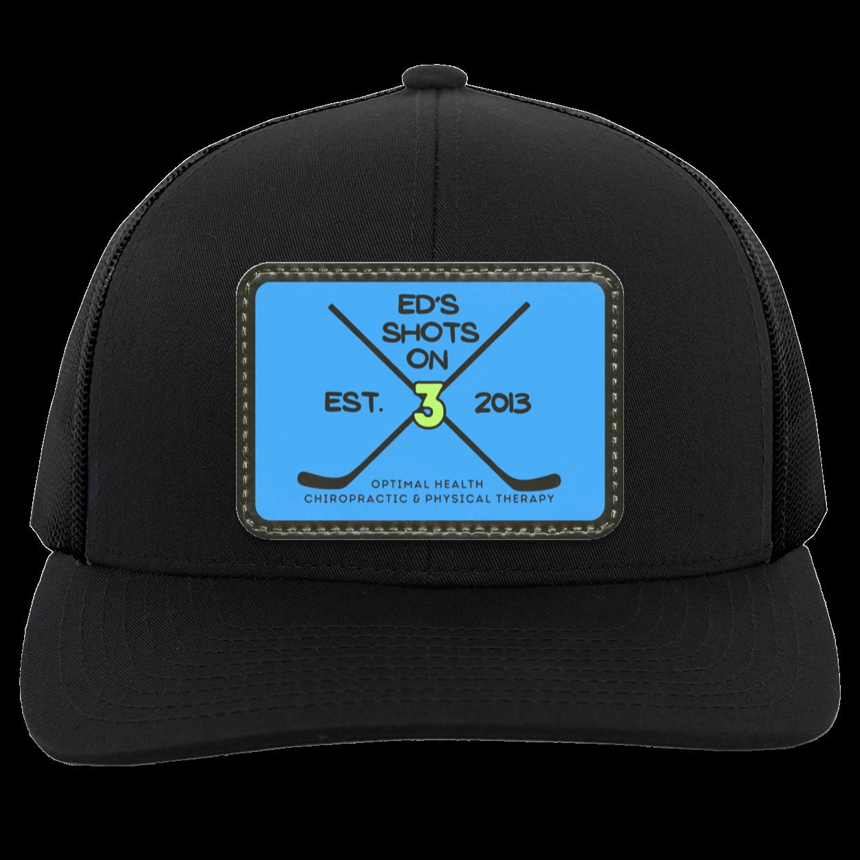 Ed's Shots on 3 Trucker Snap Back - Patch