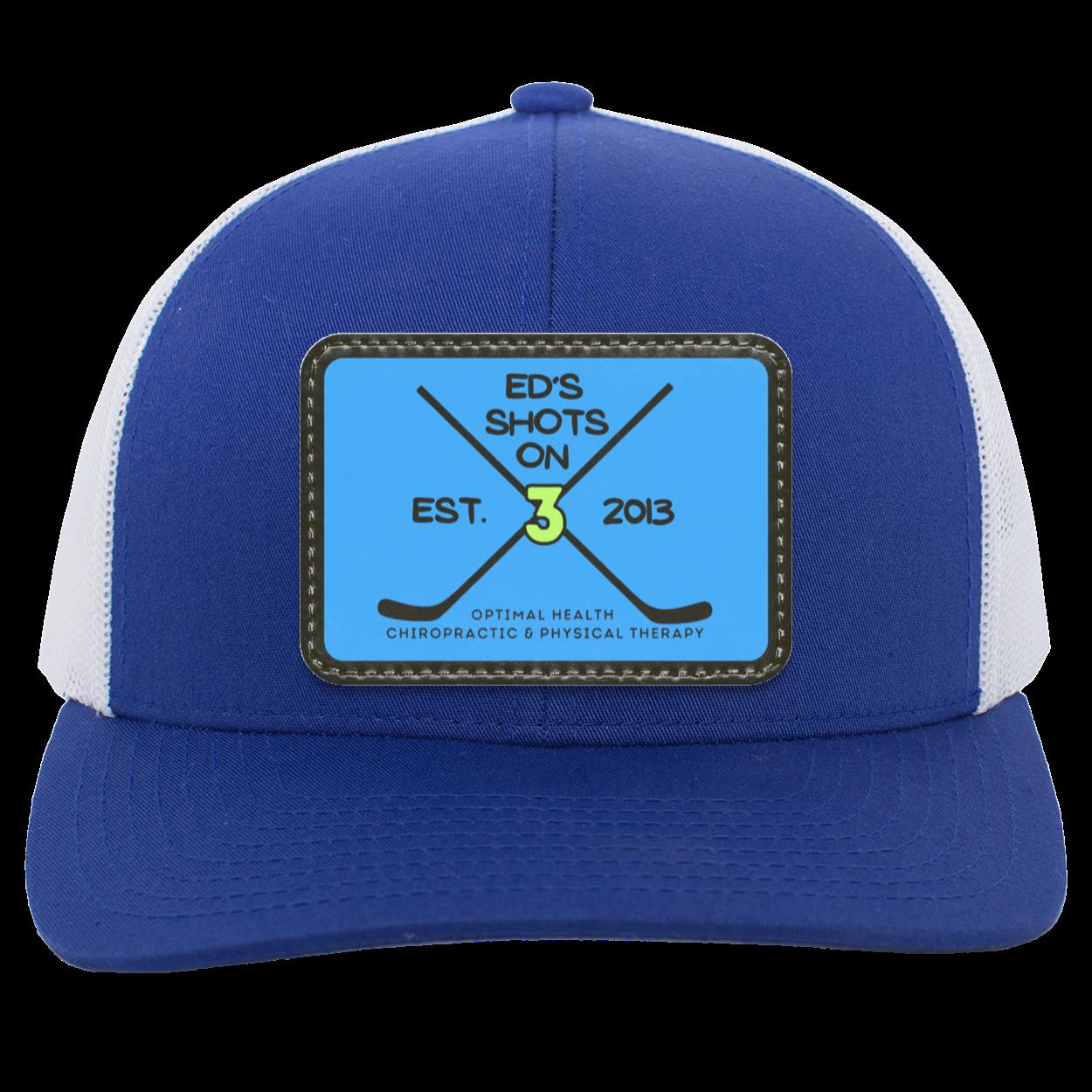Ed's Shots on 3 Trucker Snap Back - Patch