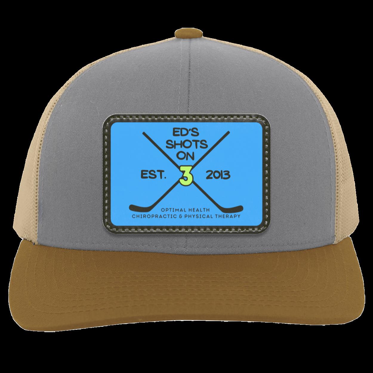Ed's Shots on 3 Trucker Snap Back - Patch