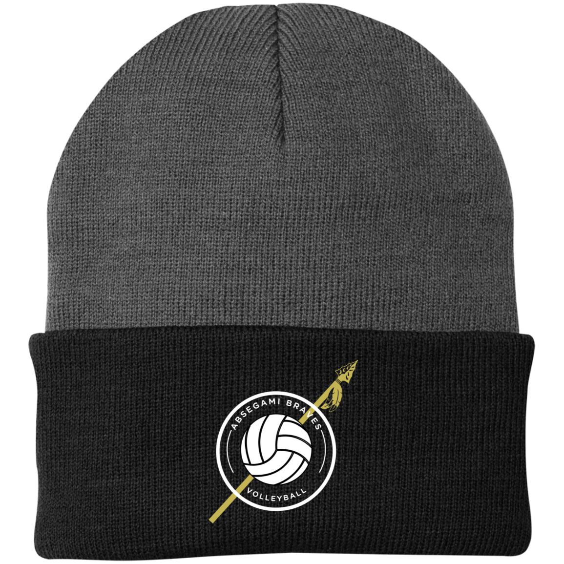 Gami V-Ball Embroidered Knit Cap