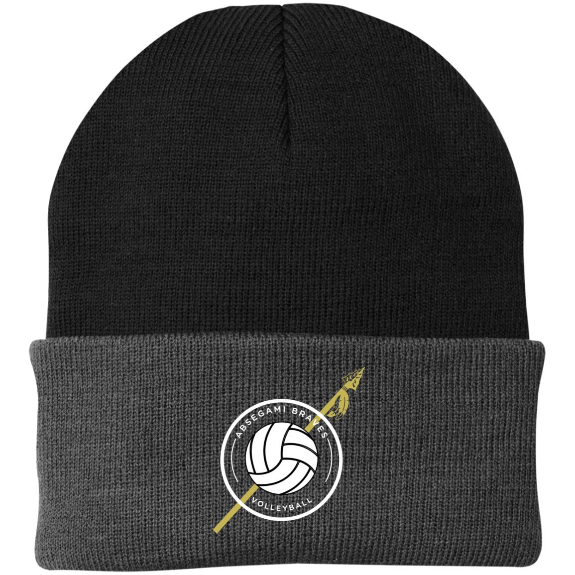 Gami V-Ball Embroidered Knit Cap