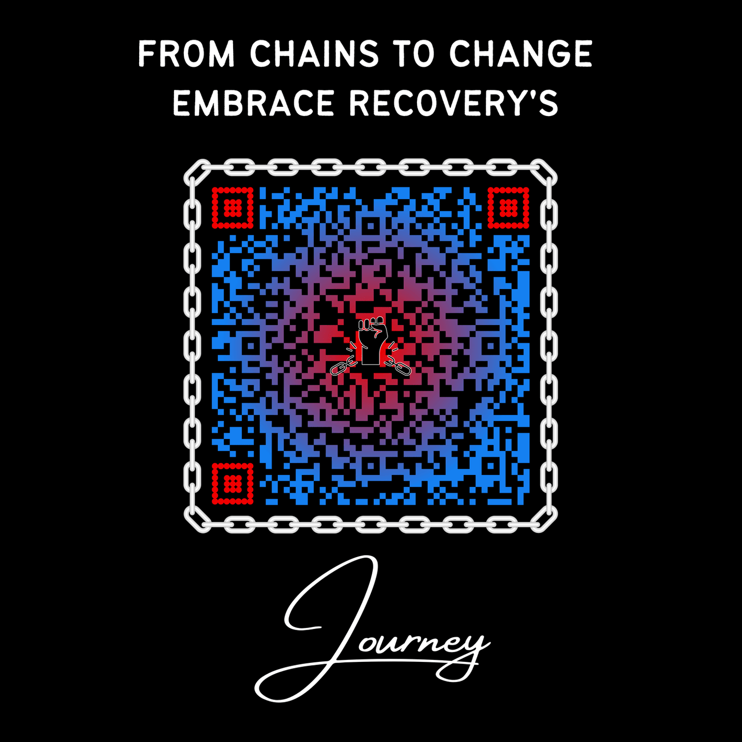 Embrace The Journey Longsleeve Tee - Addiction Awareness