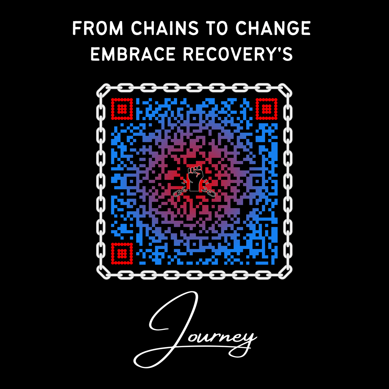 Embrace The Journey Longsleeve Tee - Addiction Awareness