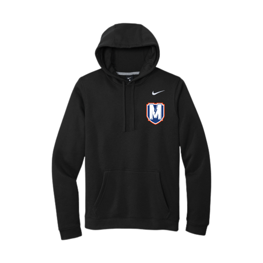 Millville Seniors Nike Fleece Hoodie Front & Back