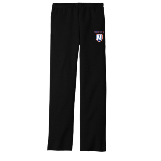 Millville Seniors Jerzee Nublend Open Bottom Sweats