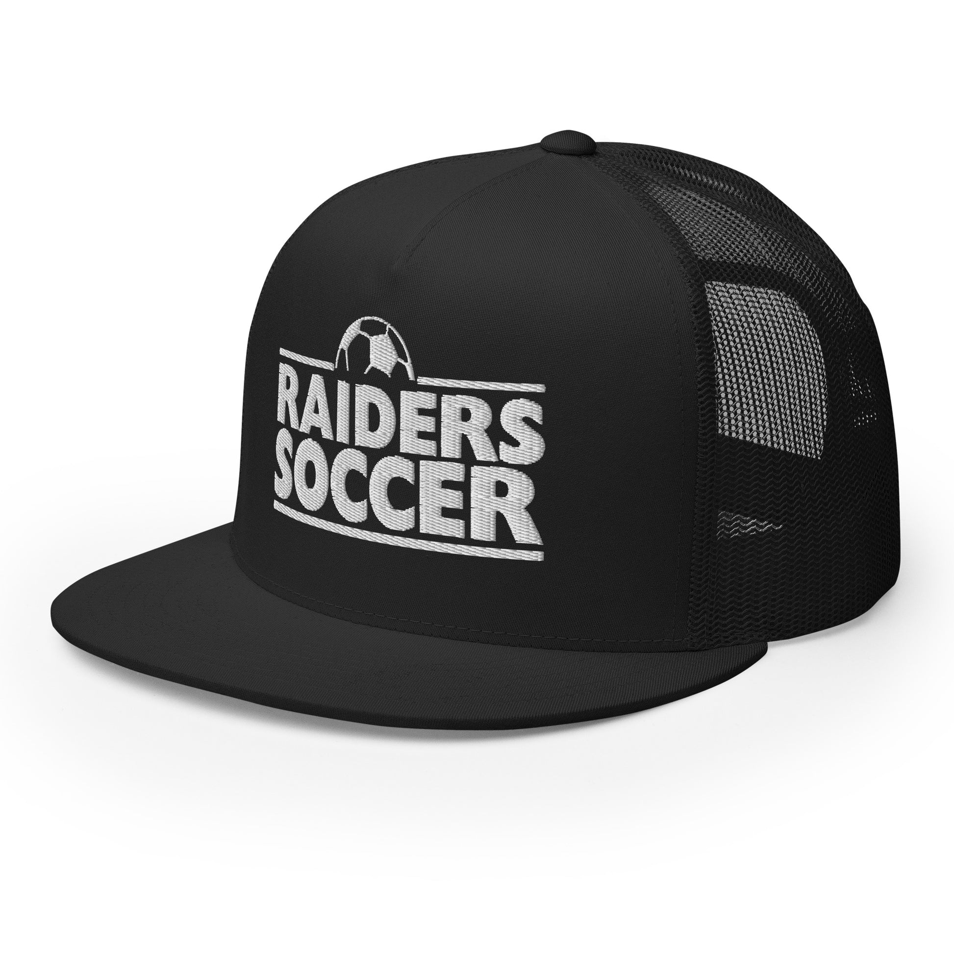 OC Raiders Soccer Trucker Cap White Logo