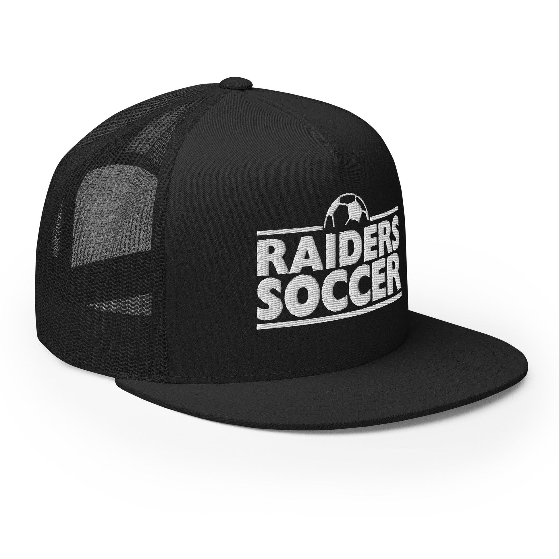 OC Raiders Soccer Trucker Cap White Logo