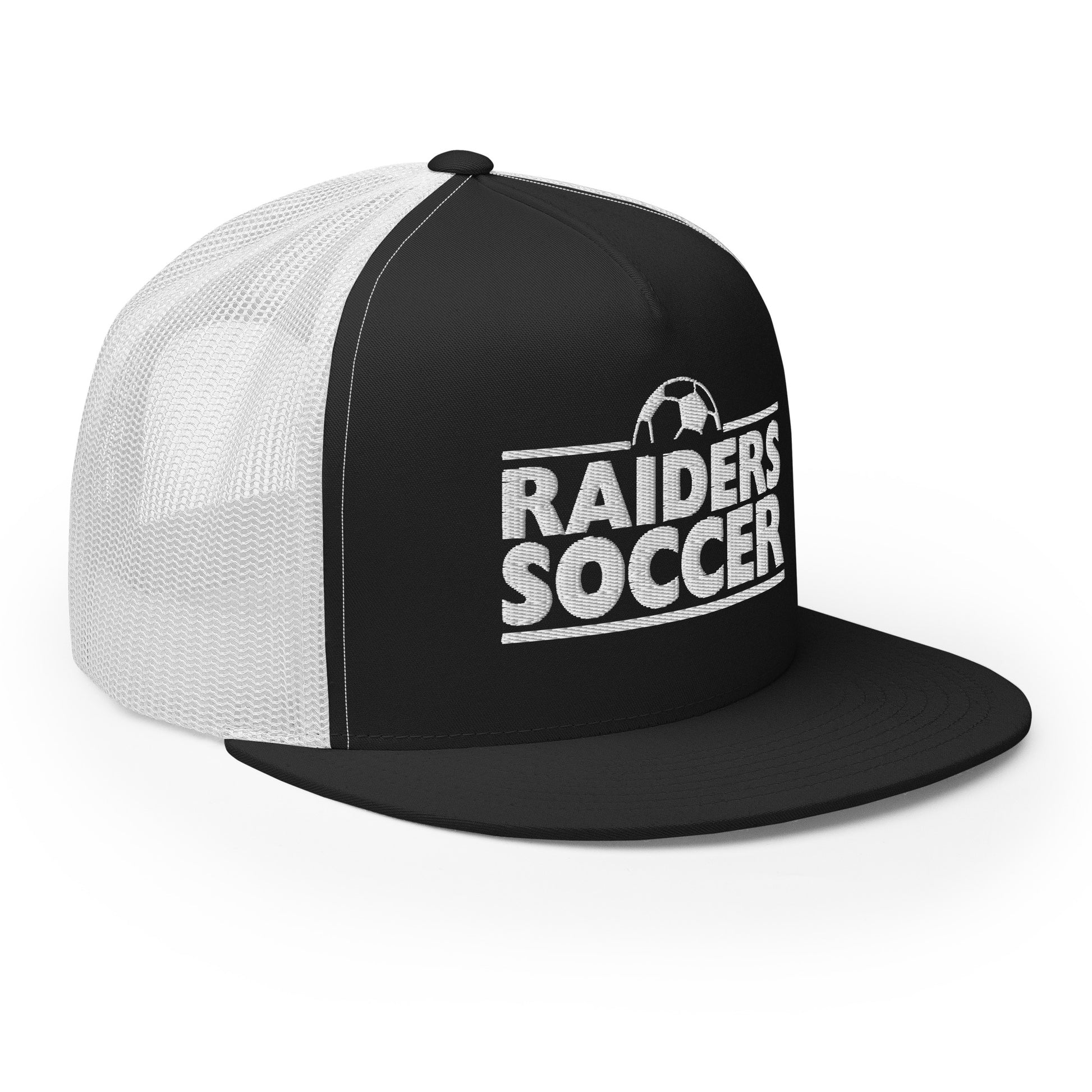 OC Raiders Soccer Trucker Cap White Logo