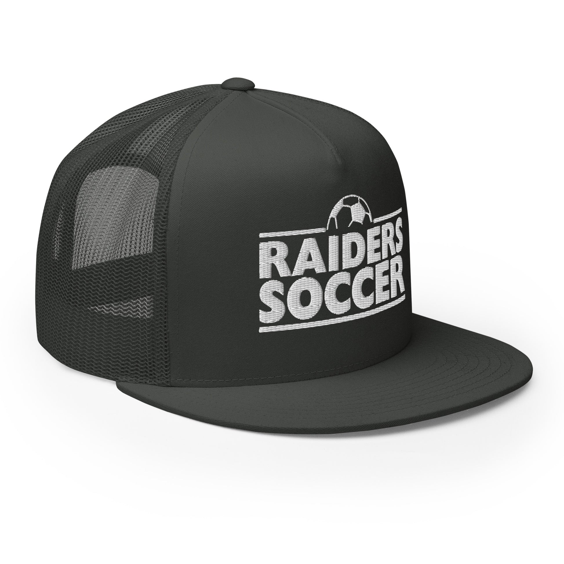 OC Raiders Soccer Trucker Cap White Logo