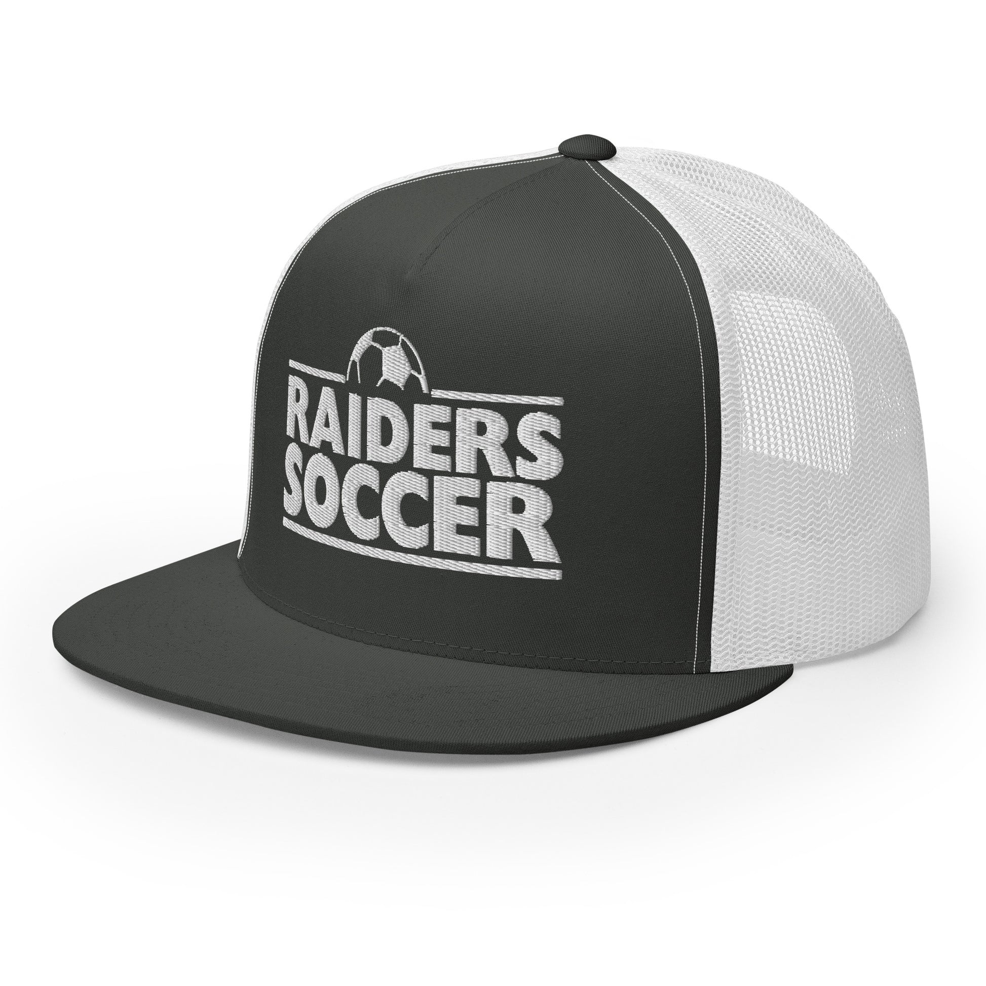 OC Raiders Soccer Trucker Cap White Logo