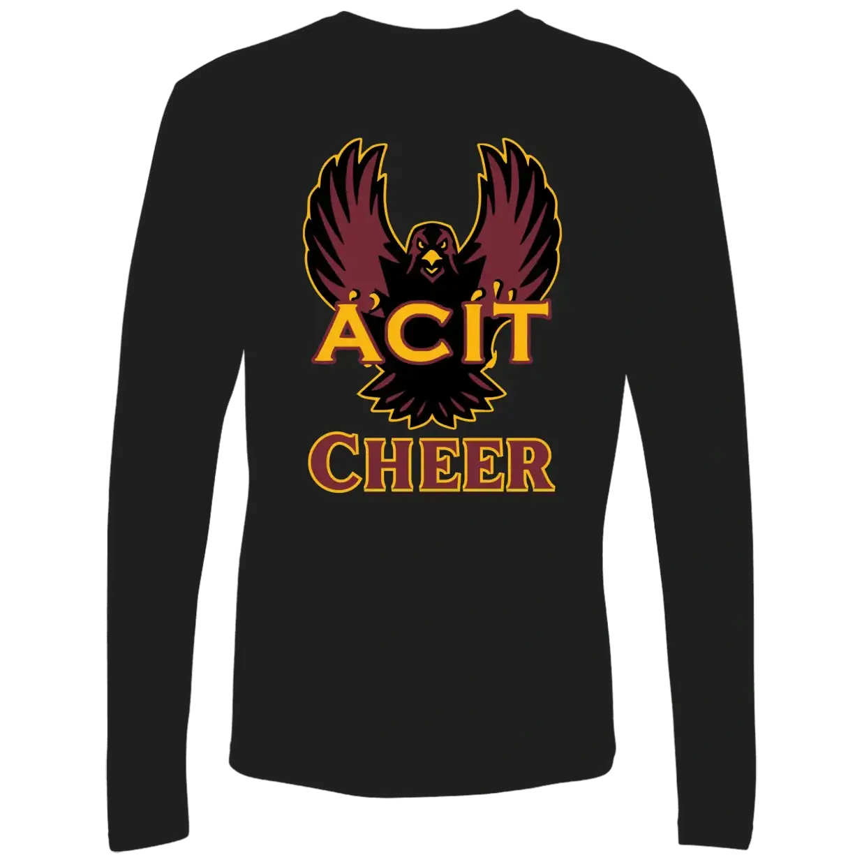 ACIT Cheer Long Sleeve Tees Men's and Women's Choices