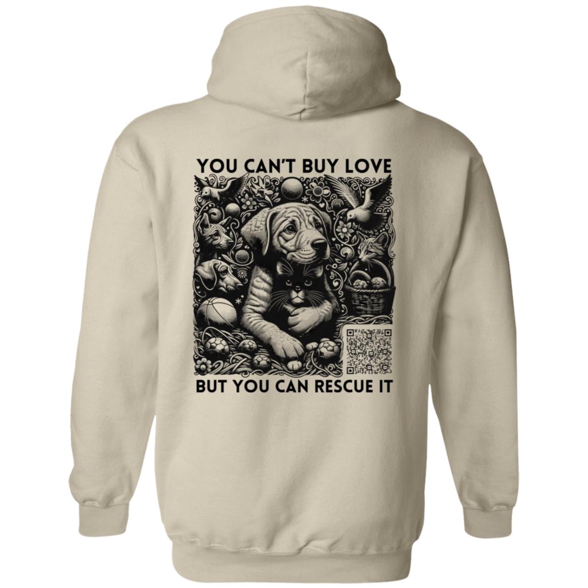 Heartfelt Rescue Pullover Hoodie - Animal Rescue