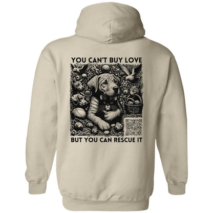 Heartfelt Rescue Pullover Hoodie - Animal Rescue
