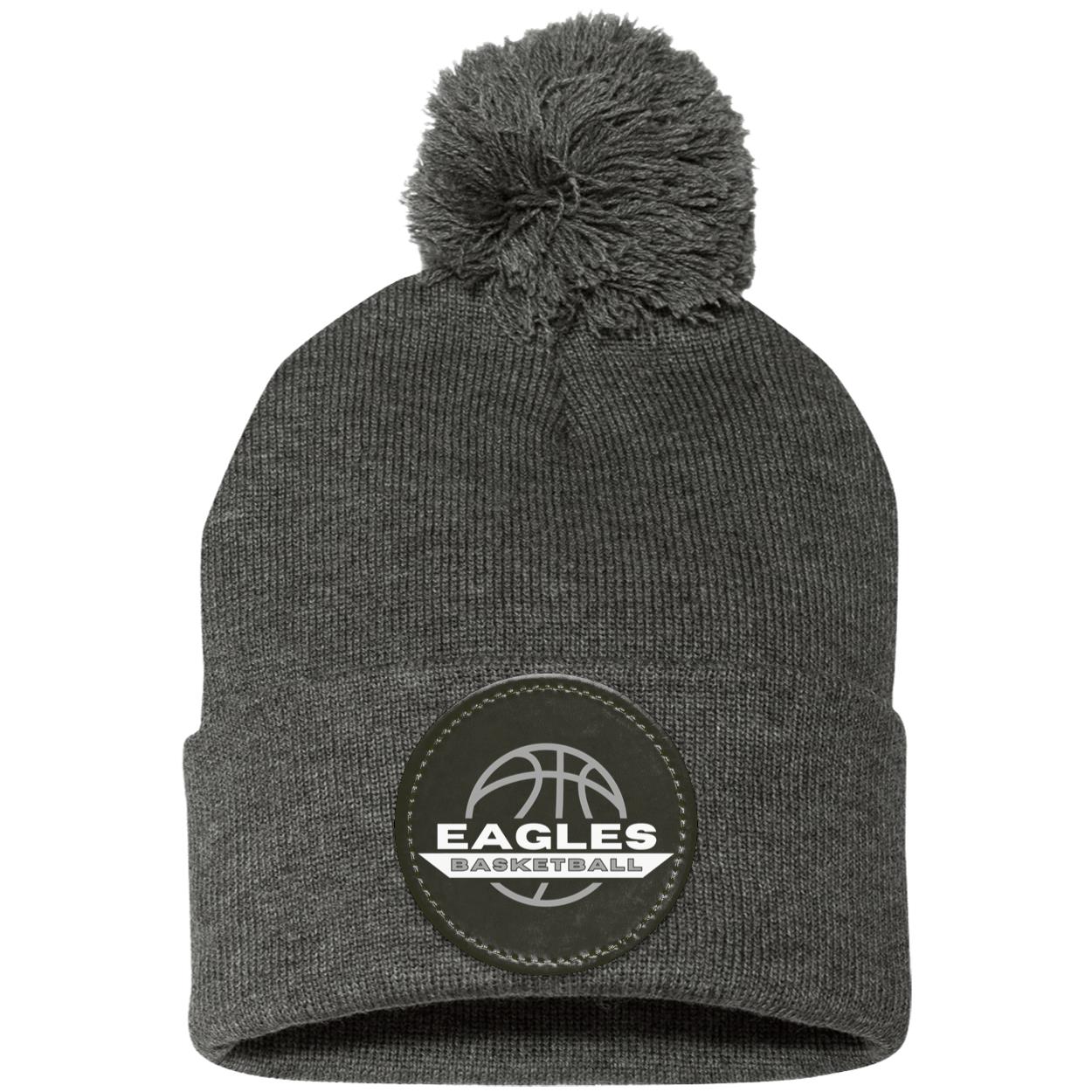 EHT Eagles Pom Pom Knit Cap - Patch