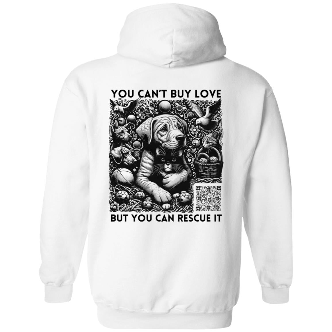 Heartfelt Rescue Pullover Hoodie - Animal Rescue