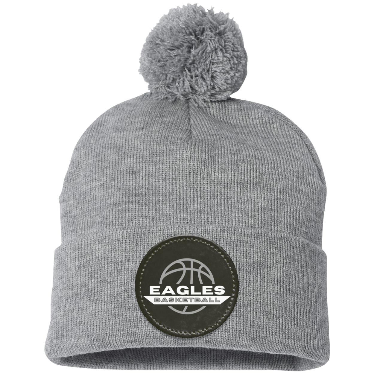 EHT Eagles Pom Pom Knit Cap - Patch